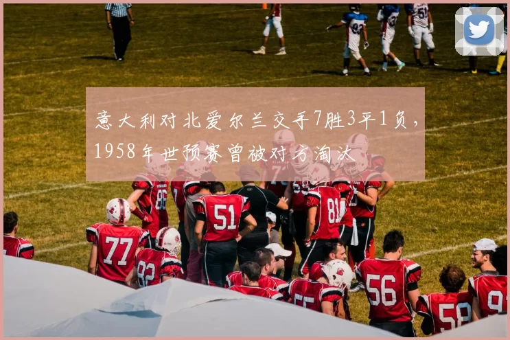 意大利对北爱尔兰交手7胜3平1负，1958年世预赛曾被对方淘汰