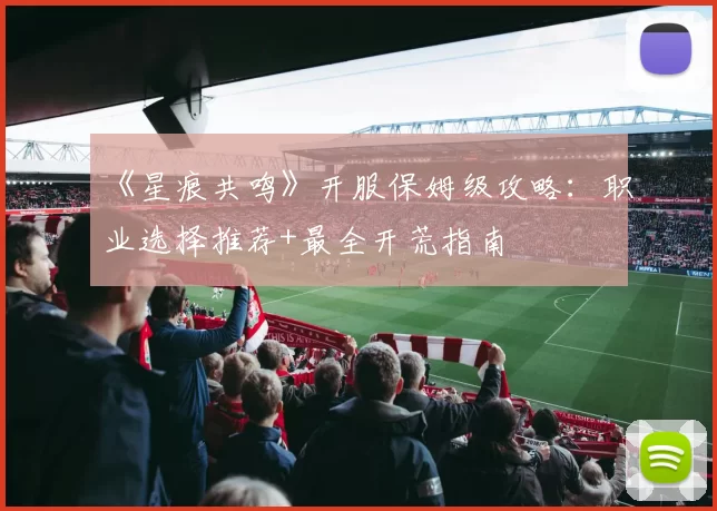 《星痕共鸣》开服保姆级攻略：职业选择推荐+最全开荒指南